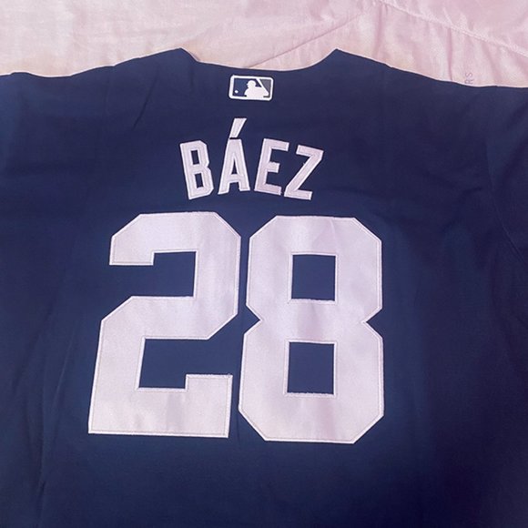 Buster Posey Jersey Nike MLB Blue San Francisco Giants Baseball Jersey 28# - Picture 11 of 12